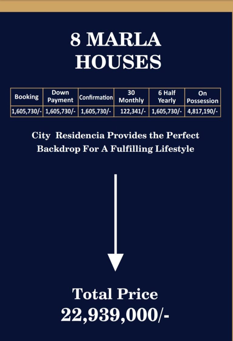 payment plain of 8 marla house in dha bahawalpur