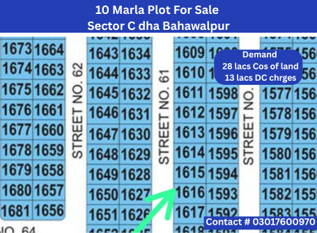10 marla plot for sale in dha bahawalpur