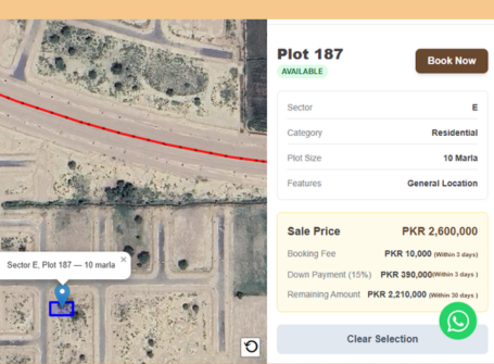 10 marla plot for sale in DHA Bahawalpur